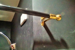 shower curtain support