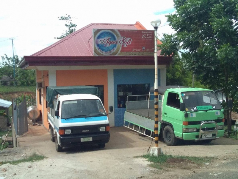 Aquasoft water refilling station 1 million bungalow type structure in San Jose Poro Camotes Cebu