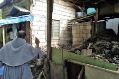 Fr Bonfilius blessing Ana Mae project site