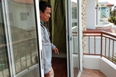 Gamutan sliding doors at the terrace