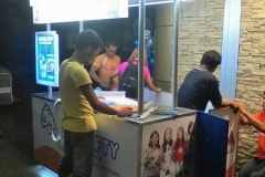 ice cream kiosk construction