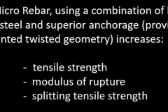 steel micro rebar technology rationale