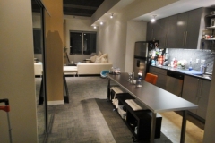 gray themed kitchen