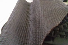 onduline material inner side close up