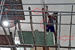 worker needs to get used to wearing the harness jacket