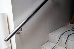 wall-attached-stainless-handles