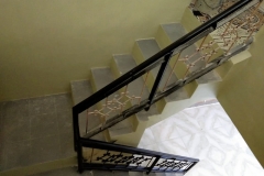 simply elegant railed stairway