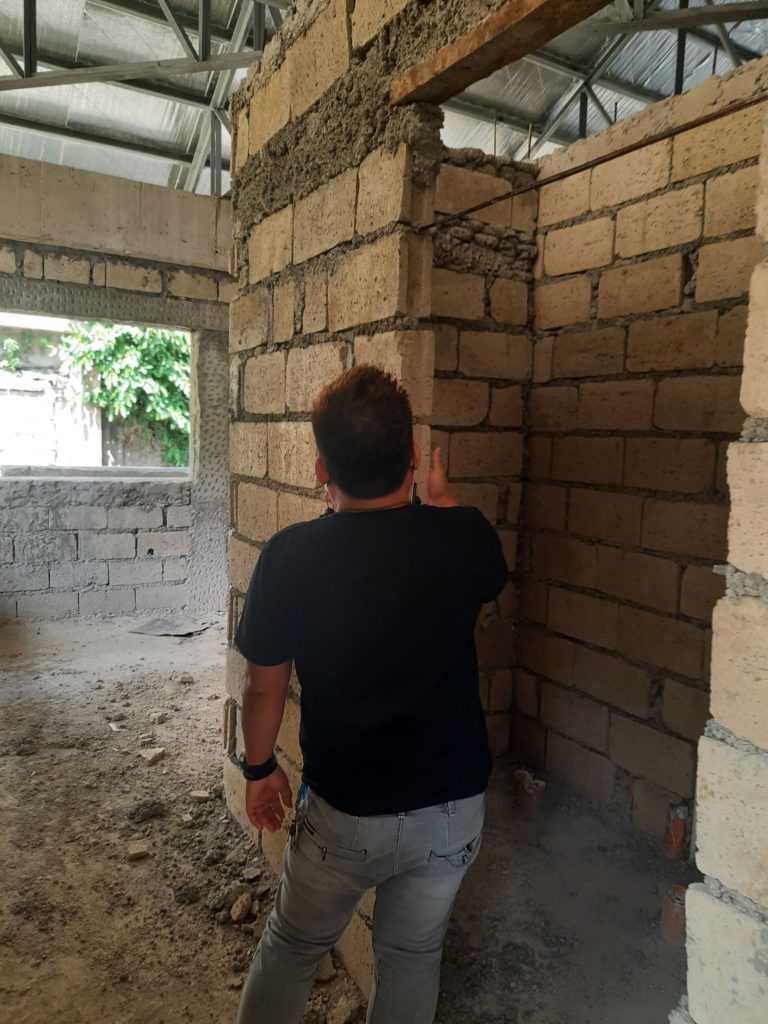 Traditional concrete hollow blocks (CHB)